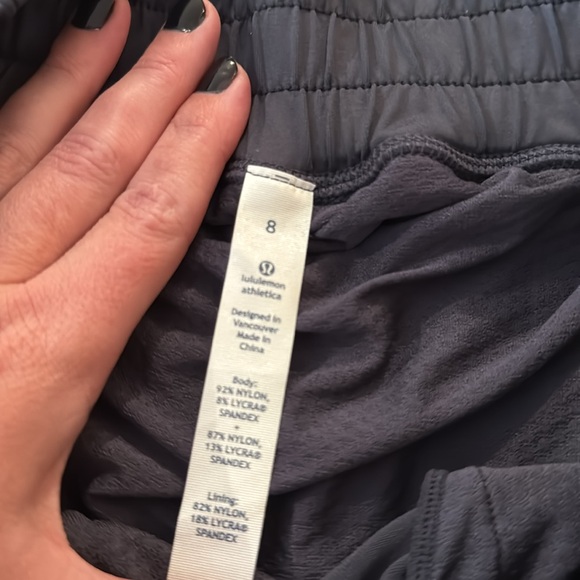 Charcoal Lululemon Strength and Tone Shorts (brand new) - Picture 5 of 6